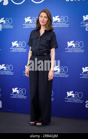 Venice, Italy. 04th Sep, 2023. Sofia Coppola attends a photocall for the movie ''Priscilla'' at the 80th Venice International Film Festival on September 04, 2023 in Venice, Italy. (Photo by Daniele Cifala/NurPhoto) Credit: NurPhoto SRL/Alamy Live News Stock Photo