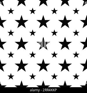 Star seamless pattern geometric shape design of abstract texture background illustration Stock Vector