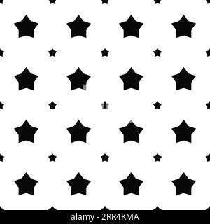Star seamless pattern geometric shape design of abstract texture background illustration Stock Vector