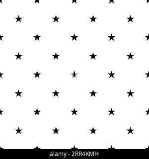 Star seamless pattern geometric shape design of abstract texture background illustration Stock Vector