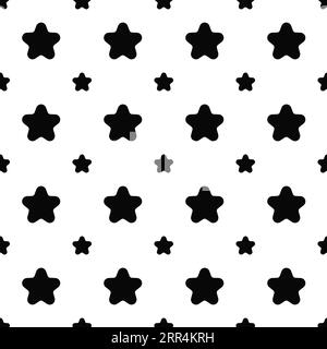 Star seamless pattern geometric shape design of abstract texture background illustration Stock Vector