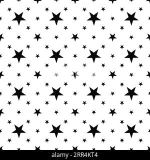 Star seamless pattern geometric shape design of abstract texture background illustration Stock Vector