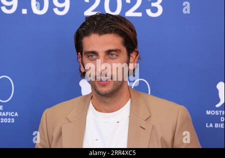 Venice, Italy, 5th September, 2023. PIetro Castellitto at the photo call for the film Enea at the 80th Venice International Film Festival. Photo Credit: Doreen Kennedy / Alamy Live News. Stock Photo