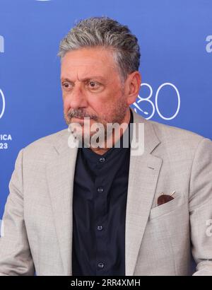 Venice, Italy, 5th September, 2023. Sergio Castellitto at the photo call for the film Enea at the 80th Venice International Film Festival. Photo Credit: Doreen Kennedy / Alamy Live News. Stock Photo