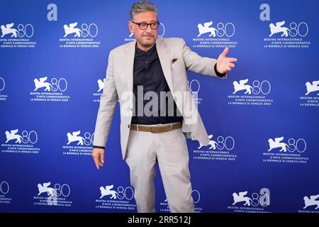Venice, Italy. 05th Sep, 2023. Sergio Castellitto during the photocall of the movie ''Enea'' presented in competition at the 80th Venice Film Festival on September 5, 2023 at Venice Lido. (Photo by Daniele Cifala/NurPhoto) Credit: NurPhoto SRL/Alamy Live News Stock Photo