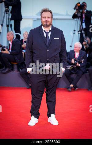 Venice, Italy. 05th Sep, 2023. Giorgio Montanini attends a red carpet for the movie ''Enea'' at the 80th Venice International Film Festival on September 05, 2023 in Venice, Italy. (Photo by Daniele Cifala/NurPhoto) Credit: NurPhoto SRL/Alamy Live News Stock Photo