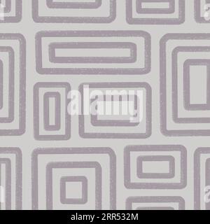 Abstract brush strokes seamless pattern. Hand painted grunge textured squares, rectangle. Stock Vector