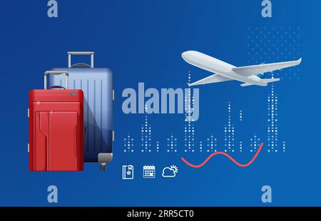 Travel Industry - Ready to Explore - Stock Illustration as EPS 10 File Stock Vector