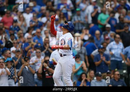 Chicago Cubs' Seiya Suzuki batting during the second inning of a baseball  game against the San Diego Padres Sunday, June 4, 2023, in San Diego. (AP  Photo/Gregory Bull Stock Photo - Alamy