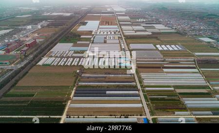 210318 -- XI AN, March 18, 2021 -- Photo taken on March 17, 2021 shows a cooperative of Yangling agricultural hi-tech industrial demonstration zone in northwest China s Shaanxi Province. Abdul Ghaffar Shar, 30, is a Pakistani doctoral student in China s Northwest Agriculture and Forestry University NWAFU. Shar is doing plant nutrition research for his doctoral degree. After receiving his bachelor s degree in agriculture from Sindh Agriculture University in Pakistan in 2014, Shar decided to further his studies in China s NWAFU. Shar has learned to speak Mandarin and use chopsticks. He also adap Stock Photo