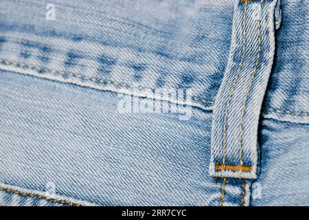 Jeans, Back With Belt Loops Stock Photo - Alamy