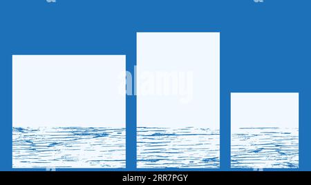 Abstract background Grunge texture Empty frames Copy space Vector illustration Isolated Stock Vector
