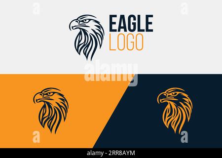 Eagle head vector logo Stock Vector
