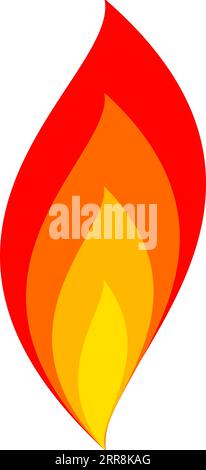 Fire icon flame vector sign fire symbol from flame Stock Vector