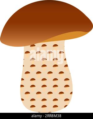 abstract mushrooms with a pattern mushrooms on leg Stock Vector