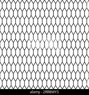 modern seamless pattern with hexagonal paving tiles Stock Vector