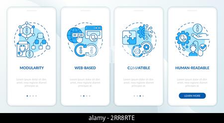 Walkthrough HIR with thin linear icons concept Stock Vector