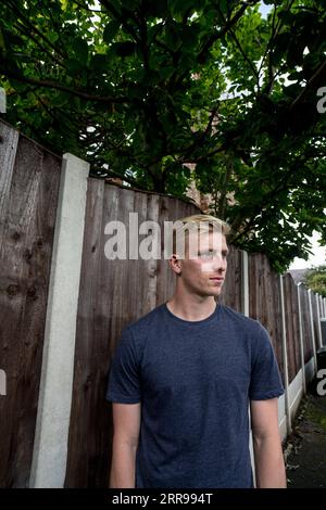 Premier League footballer Ben Mee photographed in Manchester Stock Photo