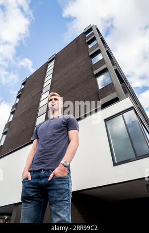 Premier League footballer Ben Mee photographed in Manchester Stock Photo