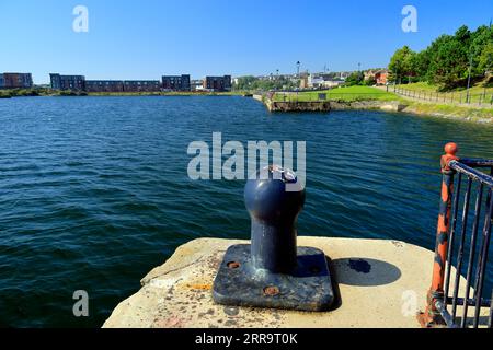 Old dock, Barry, Vale of Glamorgan, South Wales, UK. Stock Photo