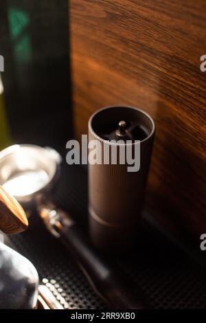 Coffee Nook Setup Stock Photo