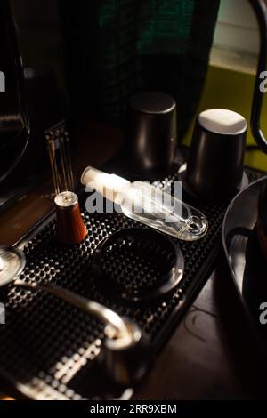 Coffee Nook Setup Stock Photo