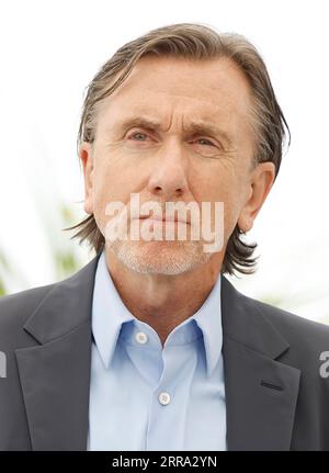 210712 -- CANNES, July 12, 2021  -- Actor Tim Roth poses during the photocall for the film Bergman Island at the 74th annual Cannes Film Festival, in Cannes, France, July 12, 2021.  FRANCE-CANNES-FILM FESTIVAL-BERGMAN ISLAND-PHOTOCALL Xinhua PUBLICATIONxNOTxINxCHN Stock Photo