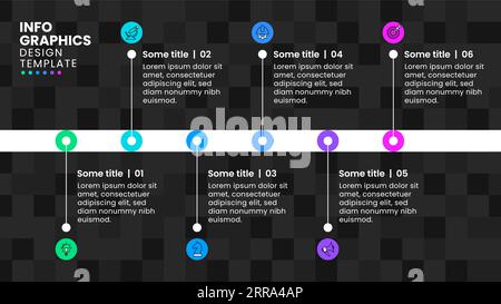 timeline icon black vector illustration Stock Vector Image & Art - Alamy