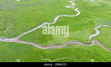 210716 -- MAQU, July 16, 2021 -- Aerial Photo Taken On July 15, 2021 ...