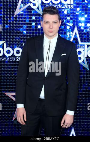 John Newman attends The Global Awards at Eventim Apollo, Hammersmith in London. Stock Photo