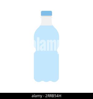 Bottle Of Water Icon Flat Style Illustration Isolated On White Background Stock Vector