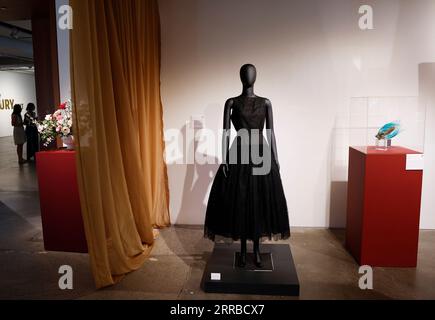 New York, United States. 07th Sep, 2023. Michelle Obama, Christmas in Washington 2010 dress, is on display at a press preview for Sotheby's inaugural Fashion Icons sale on Thursday, September 7, 2023 in New York City. Photo by John Angelillo/UPI Credit: UPI/Alamy Live News Stock Photo