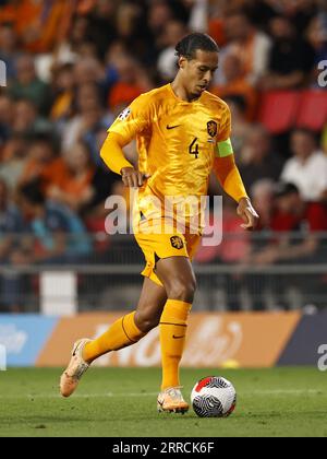 EINDHOVEN - Virgil van Dijk of Holland during the European Championship Qualifying match in group B between the Netherlands and Greece at the Phillips stadium on September 7, 2023 in Eindhoven, the Netherlands. ANP MAURICE VAN STEEN Stock Photo