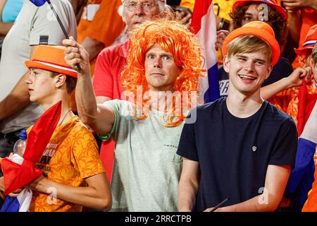 Eindhoven, Netherlands. 07th Sep, 2023. EINDHOVEN, NETHERLANDS - SEPTEMBER 7: fan of the Netherlands during the UEFA EURO 2024 European Qualifiers match between Netherlands and Greece at the Philips Stadion on September 7, 2023 in Eindhoven, Netherlands (Photo by Broer van den Boom/Orange Pictures) Credit: Orange Pics BV/Alamy Live News Stock Photo