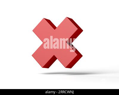 cross check mark icon button and no or wrong symbol on reject cancel sign  button . rendering 3D. 22377715 PNG