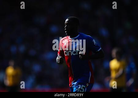 LONDON, UK - 3rd Sep 2023:  Jeffrey Schlupp of Crystal Palace during the Premier League match between Crystal Palace F.C. and Wolverhampton Wanderers Stock Photo