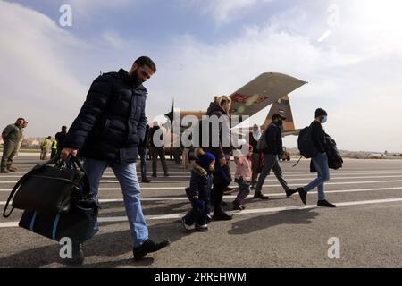 220303 AMMAN March 3 2022 Xinhua Jordanian citizens and