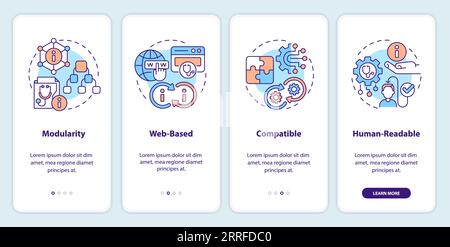 Walkthrough HIR with thin linear icons concept Stock Vector
