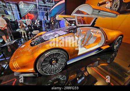 International Motor Show Germany IAA - Mercedes New Vision one-eleven model Stock Photo