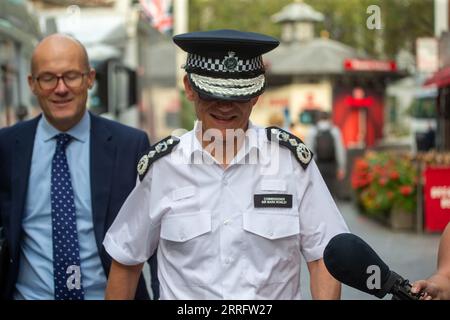 London, United Kingdom. September 08  2023. Mark Rowley, Commissioner of Police of the Metropolis, is seen in Westminster as he appears on LBC..Credit: Tayfun Salci / Alamy Live News Stock Photo