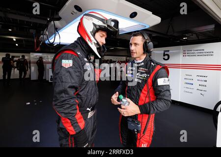 CAMERON Dane (usa), Porsche Penske Motorsport, Porsche 963, portrait, during the 6 Hours of Fuji 2023, 6th round of the 2023 FIA World Endurance Championship, from September 7 to 10, 2023 on the Fuji Speedway, in Oyama, Japan Stock Photo