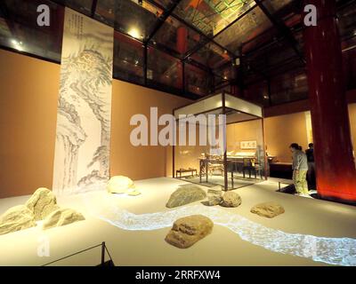 Visit a special exhibition of tea culture in the Forbidden City in Beijing, China, 6 September, 2023. Stock Photo