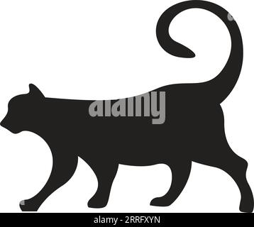 Cat logo icon design illustration Stock Vector