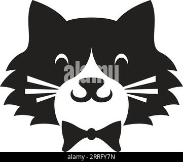 Cat logo icon design illustration Stock Vector