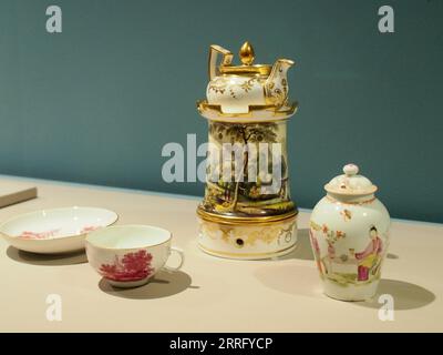 Visit a special exhibition of tea culture in the Forbidden City in Beijing, China, 6 September, 2023. Stock Photo