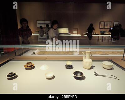 Visit a special exhibition of tea culture in the Forbidden City in Beijing, China, 6 September, 2023. Stock Photo