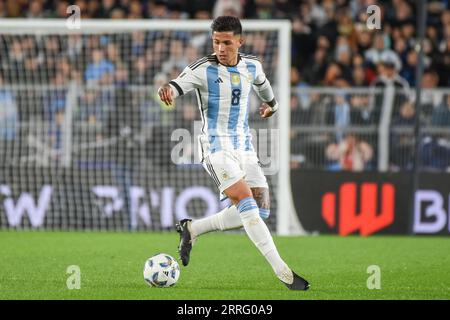 Buenos Aires, Argentina. 07th Sep, 2023. Argentina national team group  during the FIFA 2024 World Cup qualifying round match between Argentina and  Ecuador played at Monumental Stadium on September 7 in Buenos