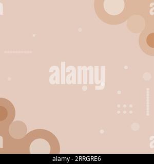 Editable trendy gradient social media template,colorful circles background wallpaper Stock Vector
