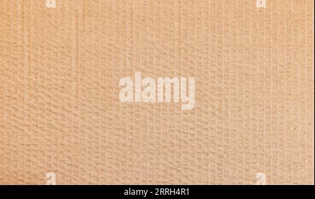 Package cardboard sheet, front view. Close-up background photo texture Stock Photo