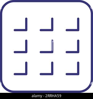 Cracker line icon Stock Vector